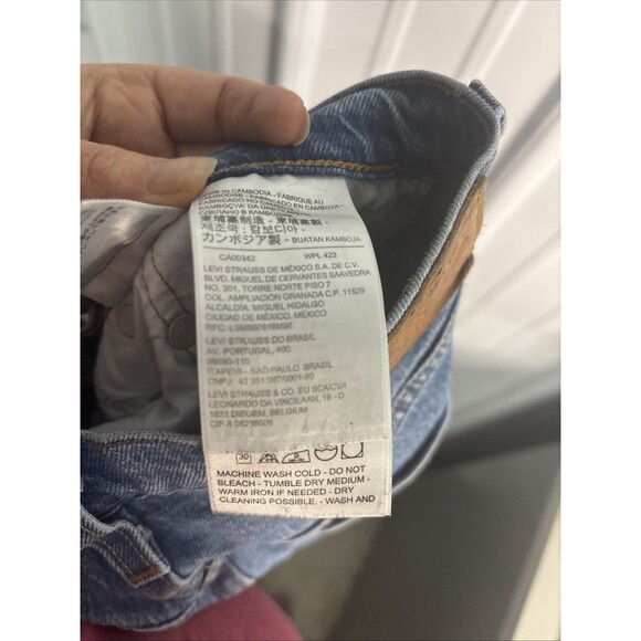 Vintage Big E Levi’s 501 S Skinny Buttonfly Size 25/30 - Picture 9 of 9